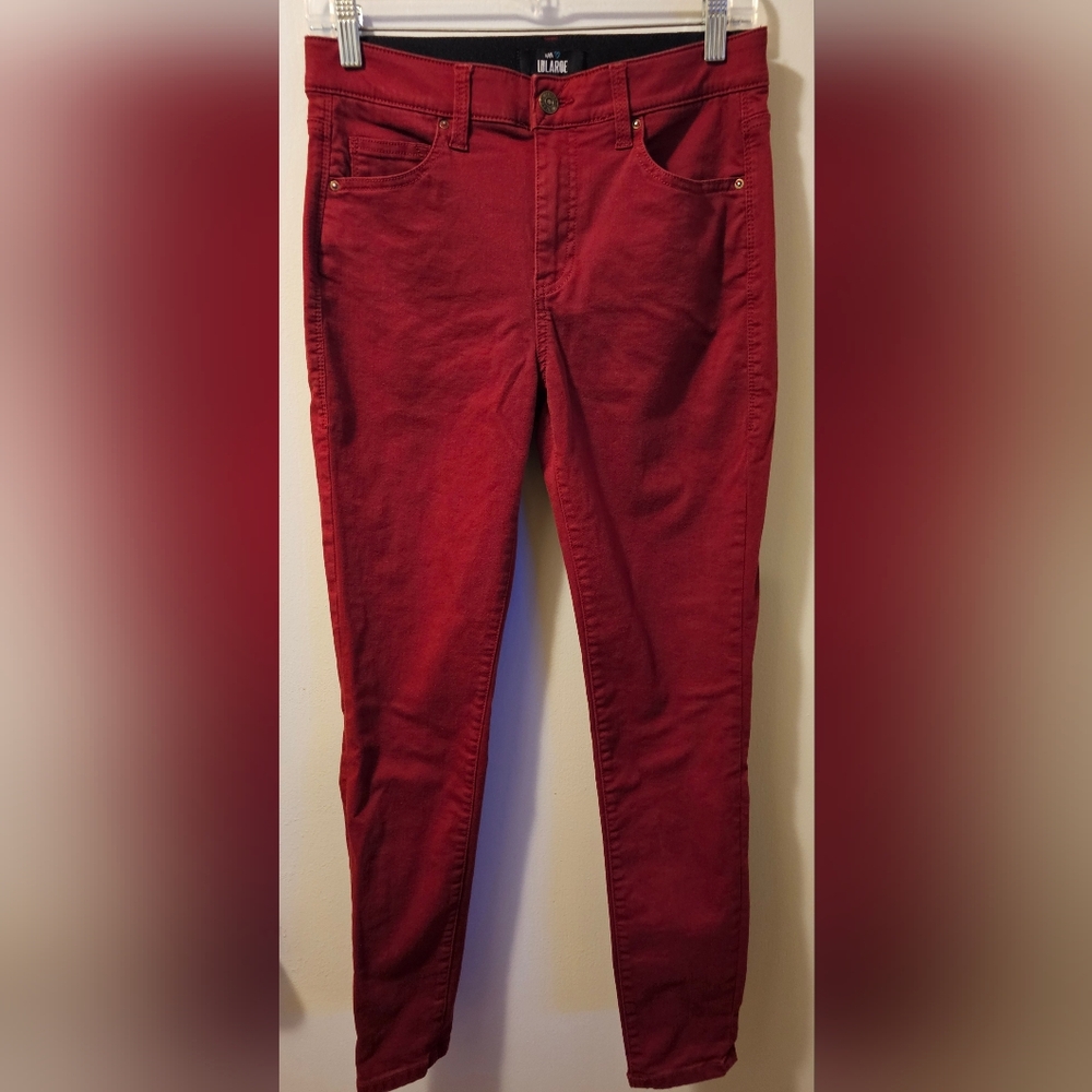 LULAROE‎ Magic Waist Stretch Red Jeans Women's Size 28
